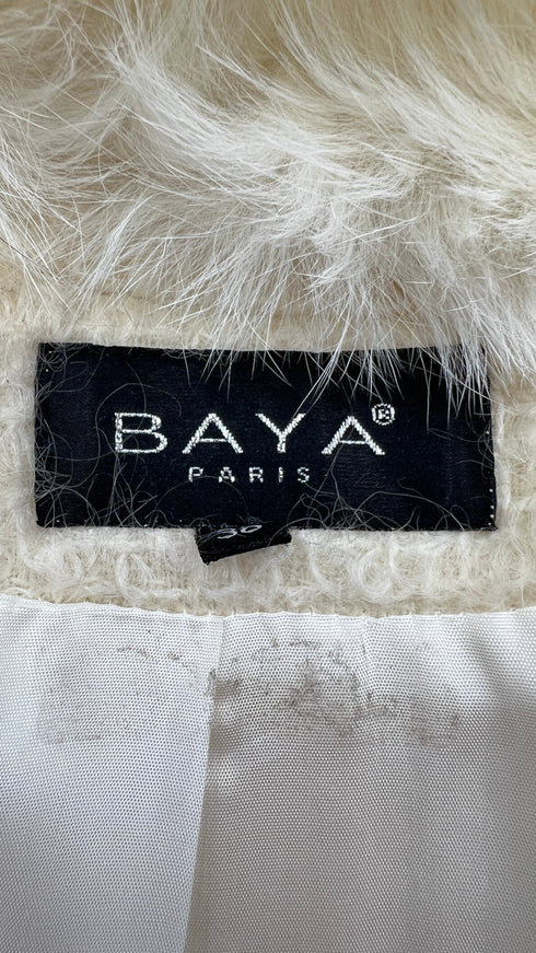 Cappotto midi in tweed