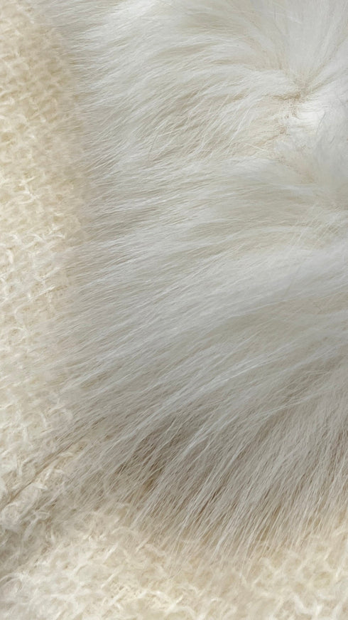 Cappotto midi in tweed