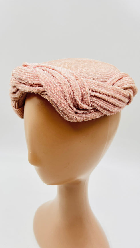 Cappello vintage bordo intrecciato