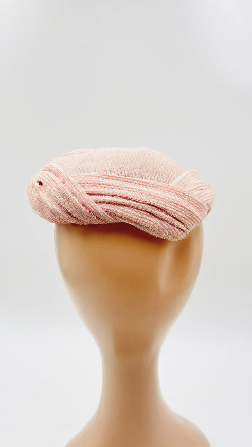 Cappello vintage bordo intrecciato