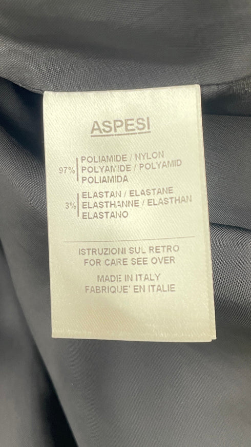 Soprabito nero ricamato