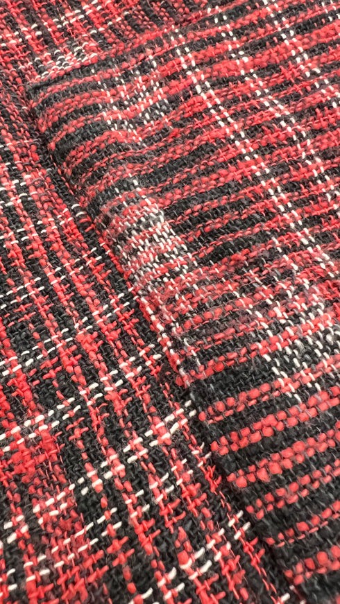 Giacca oversized tartan