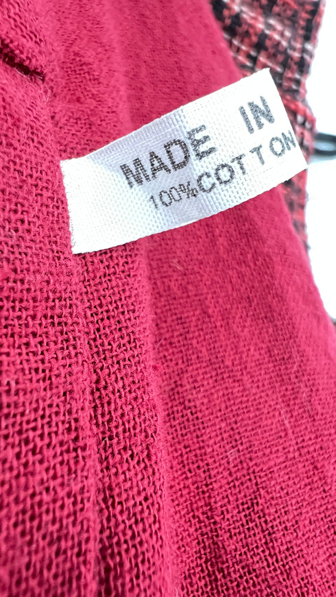 Giacca oversized tartan