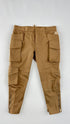 Pantaloni capri tasche e zip