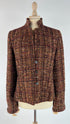 Blazer monopetto tweed
