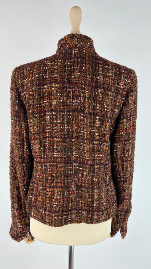 Blazer monopetto tweed