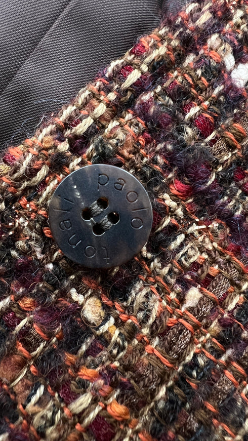 Blazer monopetto tweed