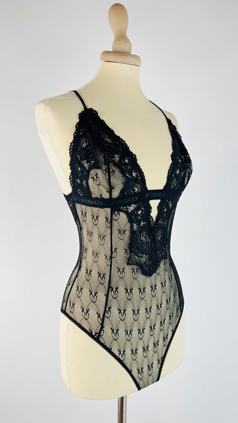 Body in pizzo nero