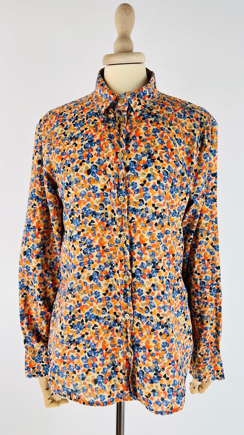 Camicia cotone fiori