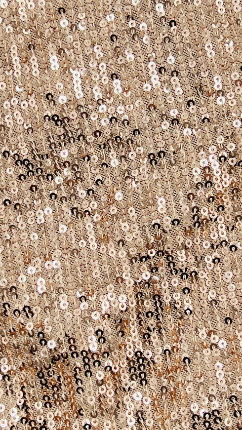 Abito lungo paillettato con cartellino