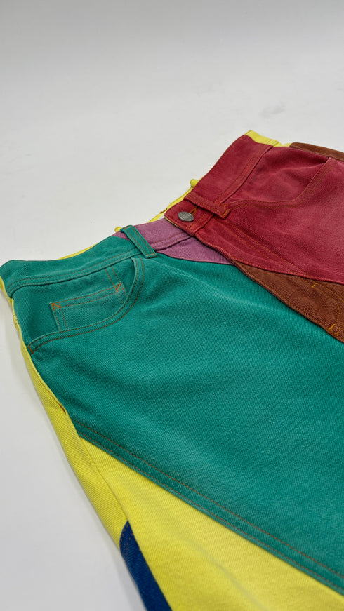 Pantaloni patchwork