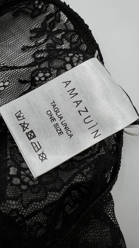 Abito lungo in pizzo