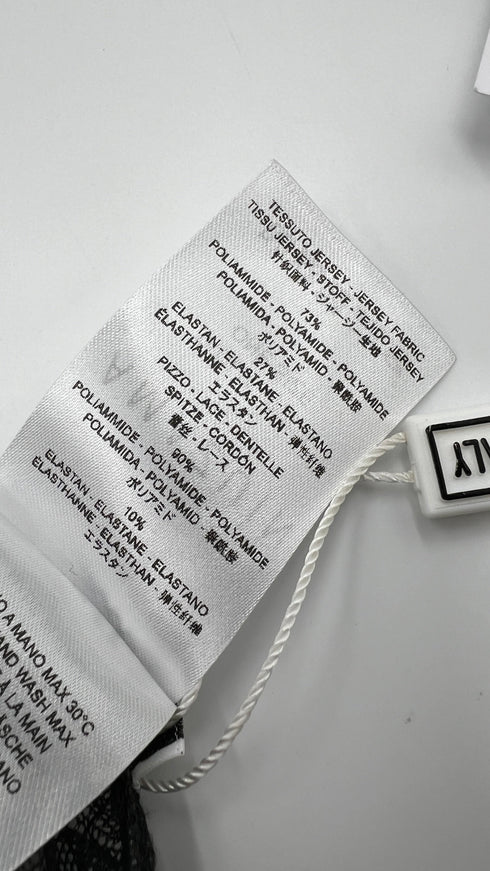 Abito lungo in pizzo