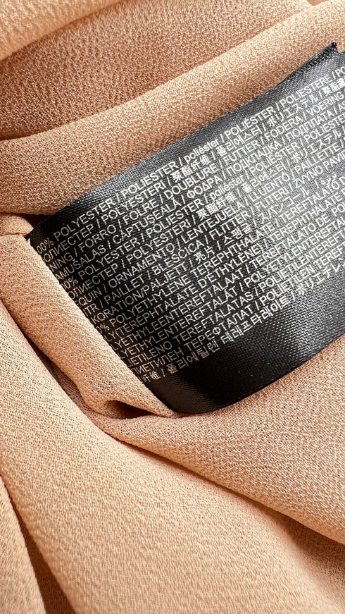 Abito lungo con paillettes