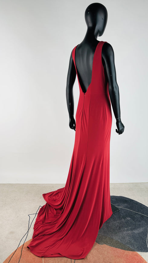 Abito lungo rosso