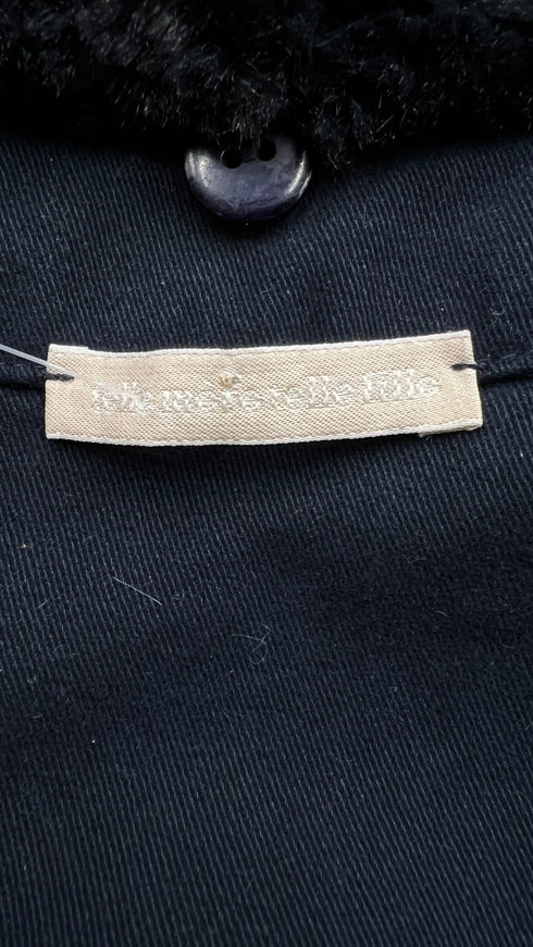 Gilet cotone eco pelliccia