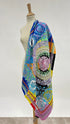 Foulard multicolor in seta