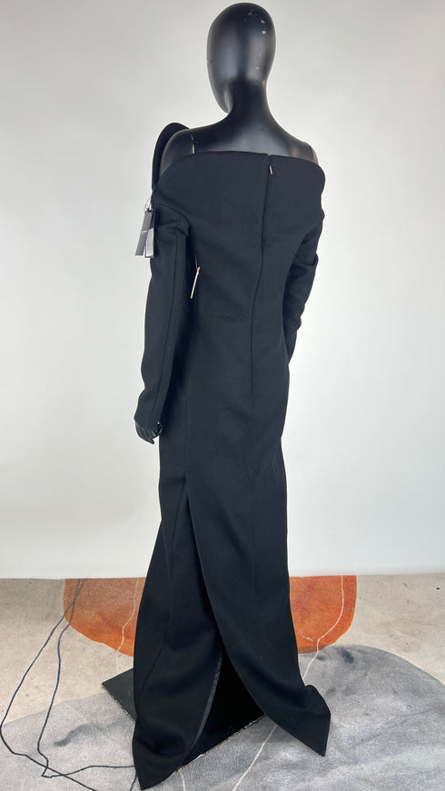 Abito lungo FW18 con cartellino