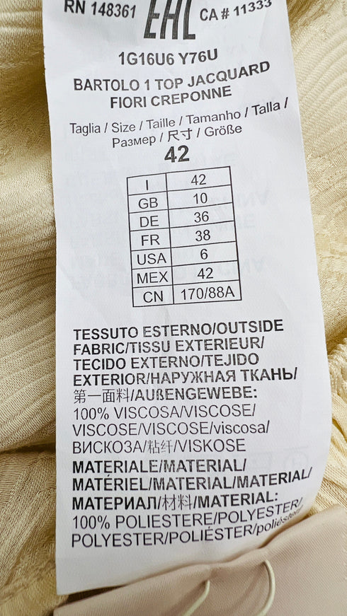 Top "Bartolo" con cartellino