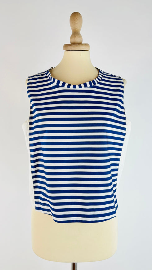 Canotta righe bianco-blu