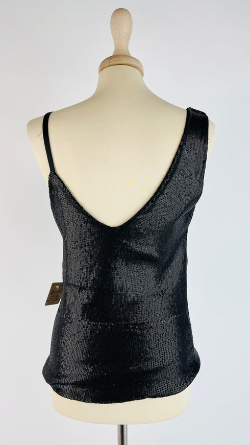 Top in paillettes