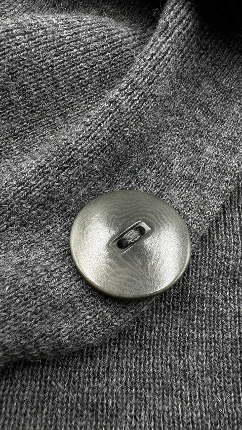 Cardigan maxi scollo