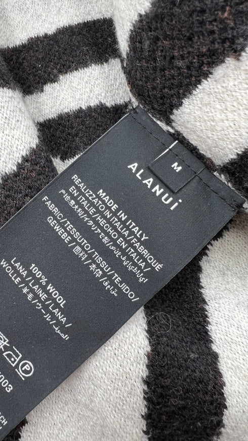 Cardigan in lana animalier