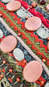 Borsa a spalla ricamata