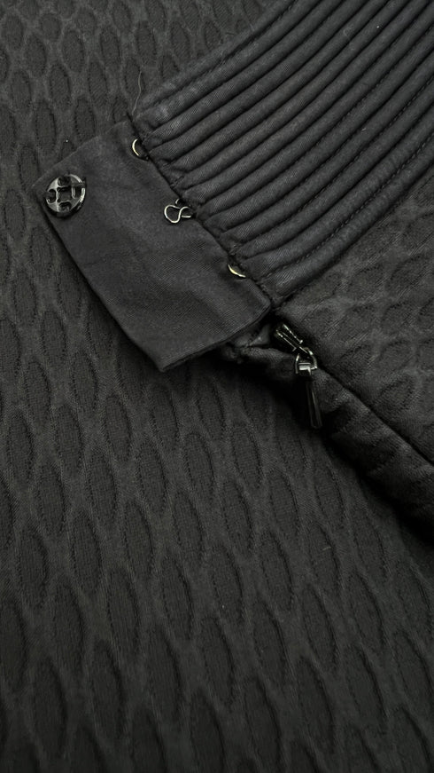 Gonna midi trama nido d'ape