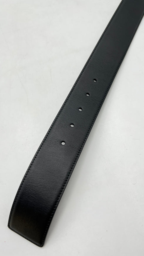 Cintura pelle nera