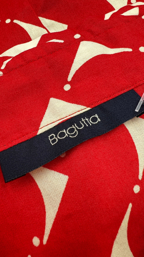 Camicia in cotone a triangoli