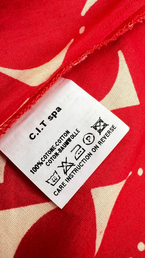 Camicia in cotone a triangoli