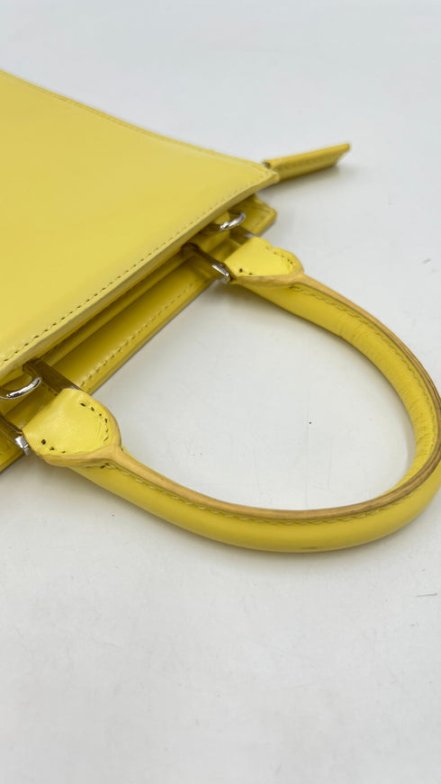 Borsa a mano gialla