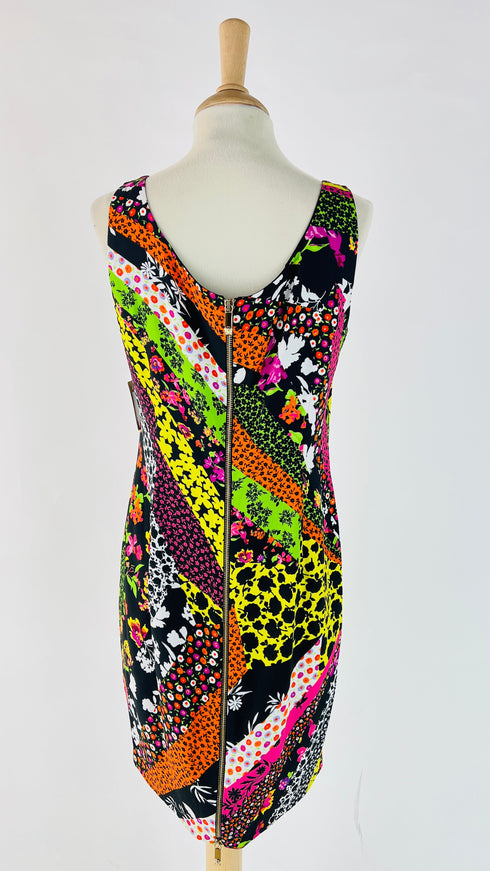 Abito midi micro floreale