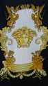 Camicia in seta stampa barocca