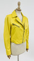 Biker pelle gialla