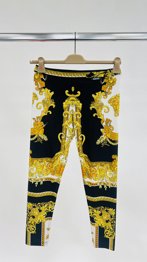 Leggings stampa barocca