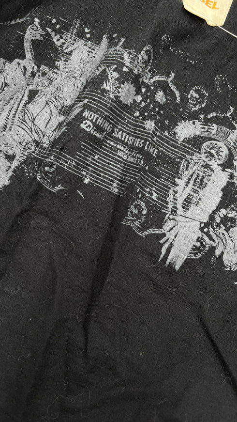 Giacca nera con arriccio