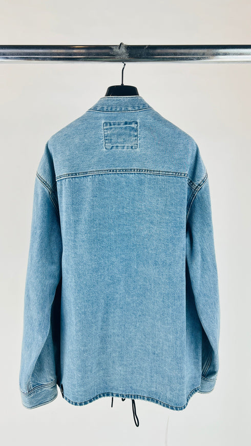 Giubbotto denim collo coreana