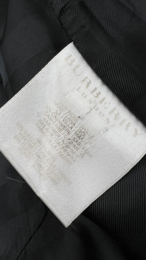 Caban nero doppiopetto