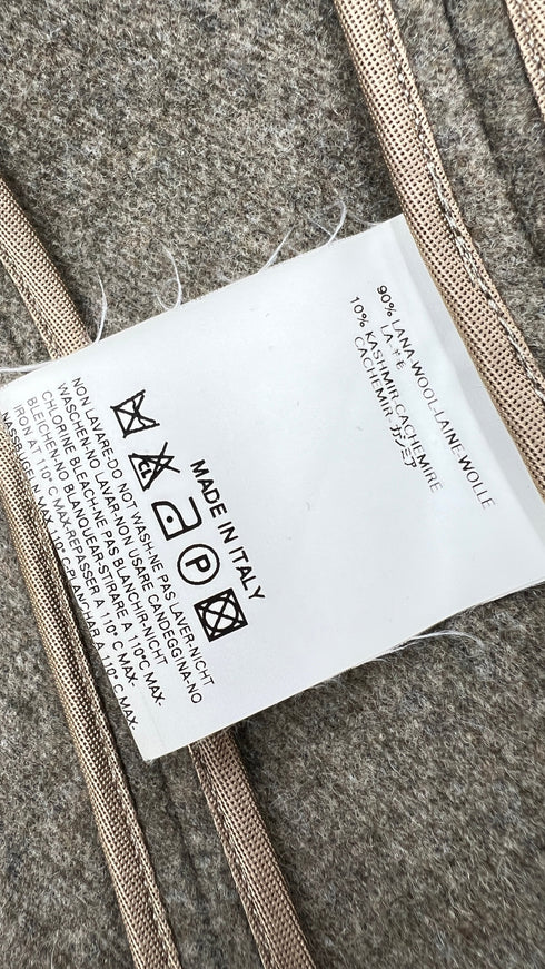 Caban in panno sfoderato