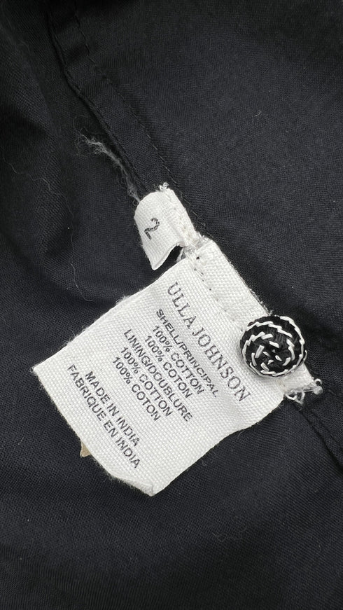 Abito corto a pois in cotone