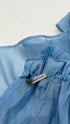 Top monospalla con ruche