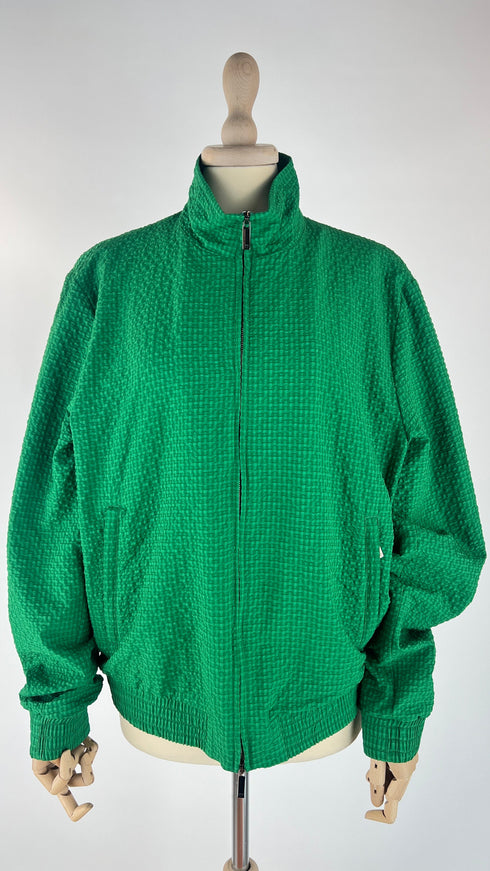 Giacca in tessuto tecnico verde