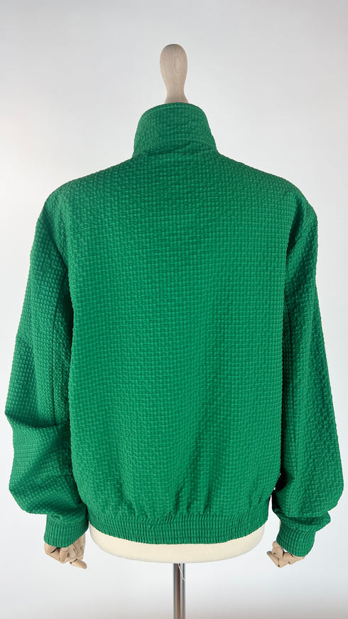 Giacca in tessuto tecnico verde