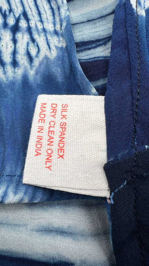 T-shirt patchwork pois e righe