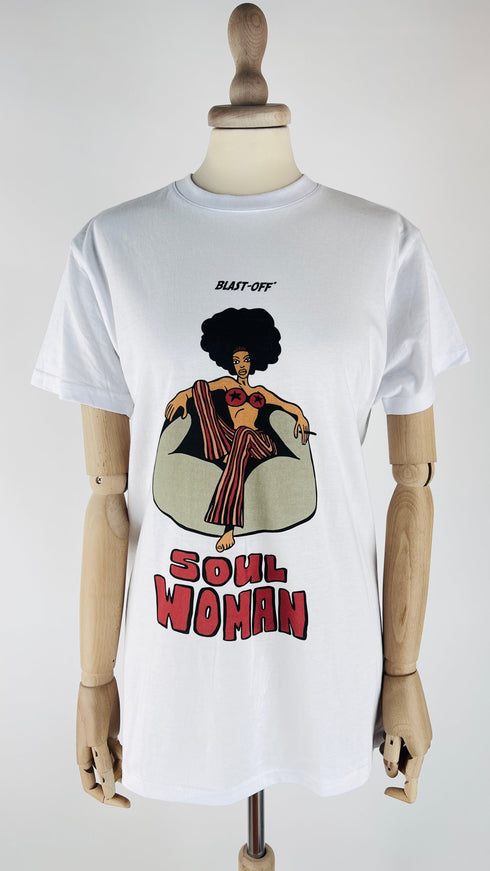 T-shirt "Soul Woman" con cartellino