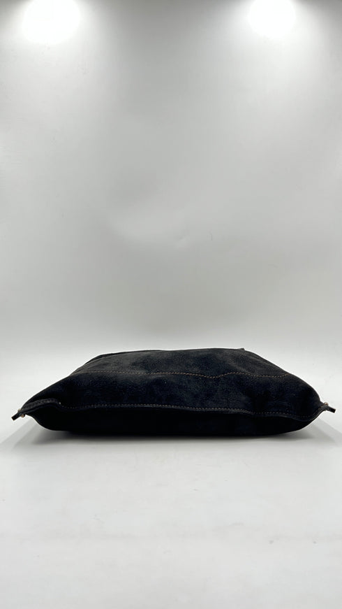 Borsa scamosciata