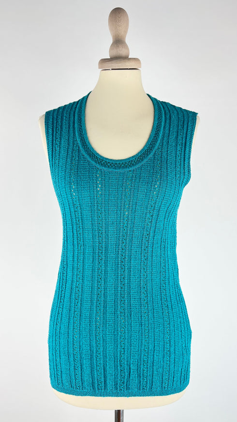 Top in maglia lavorato