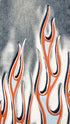 Jeans con fiamme